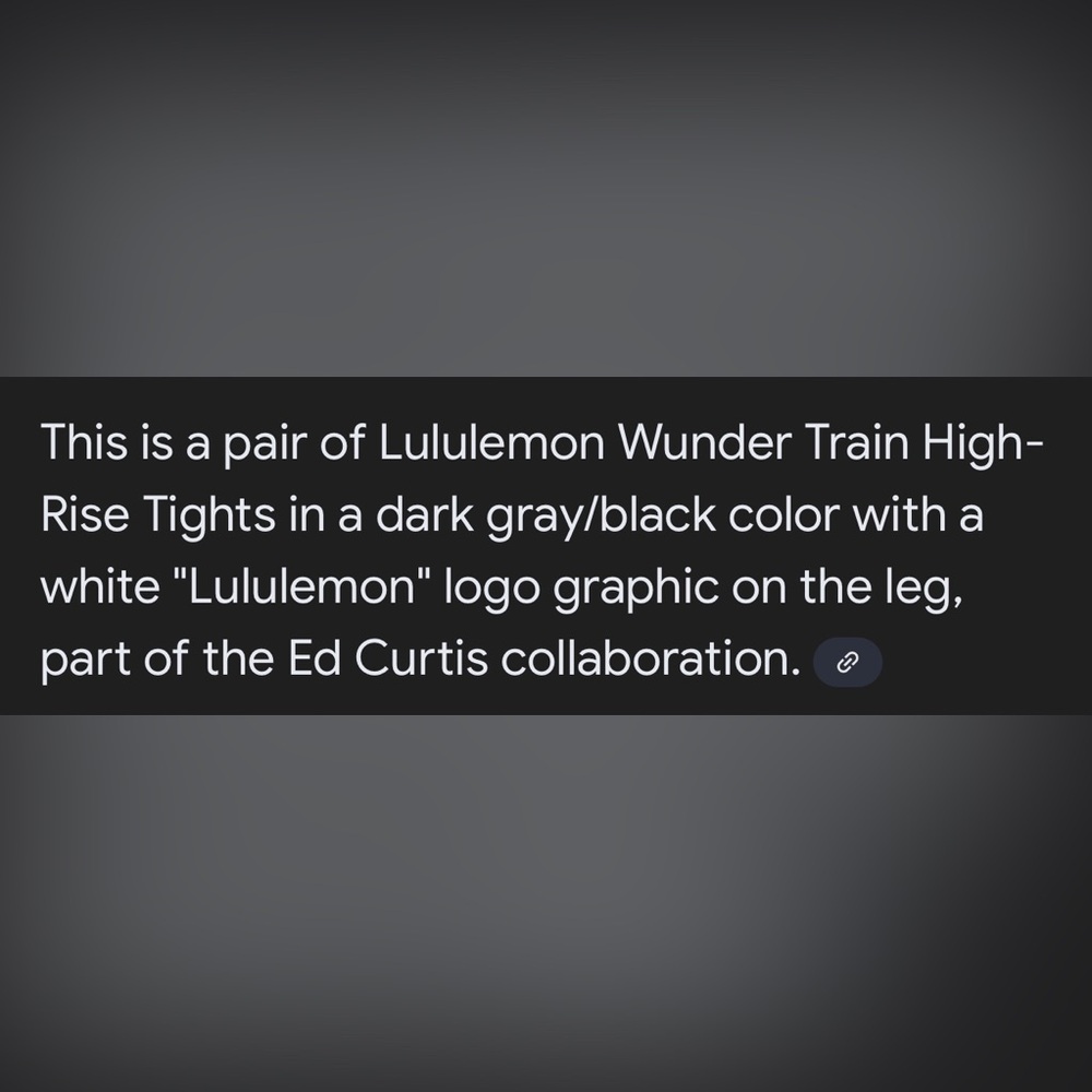 Lululemon Ed Curtis Wunder Train High Rise. Size 6 - Picture 6 of 6